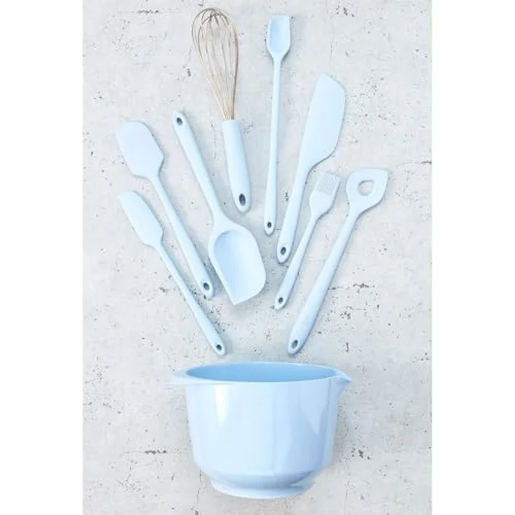Birkmann Rührlöffel 'COLOUR KITCHEN', Silikon hellblau, 5.5 x 29.5 x 1.4 cm, lebensmittelecht – Bild 2