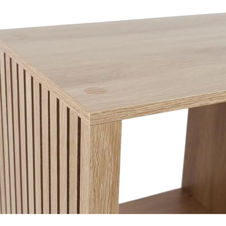 HOME DECO FACTORY Kommode Skandinavisch 3 Schubladen Holzoptik – Bild 6