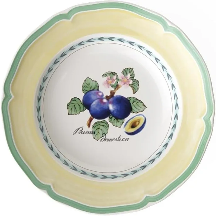 Suppenteller 23cm French Garden Valence Villeroy und Boch Suppenteller - Mikrowelle geeignet, Spülmaschinenfest