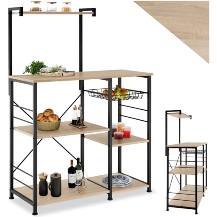 tectake Küchenregal Crawley, Einzelstück, Industrial Style – Bild 2