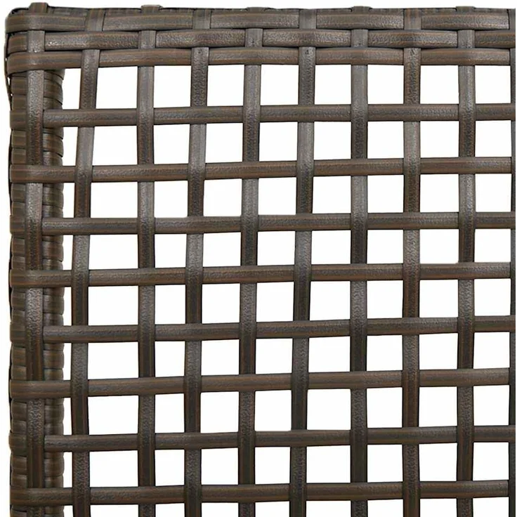 vidaXL Gartenstuhl mit Kissen 2 pcs Braun 55 x 53 x 85 cm Poly-Rattan 42003446 – Bild 7