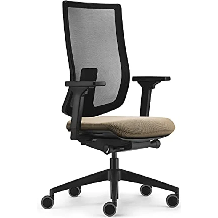 Sedus, se:do PRO Light 2, ergonomischer Bürostuhl, Netzmembran, Creme, höhenverstellbar – Bild 2