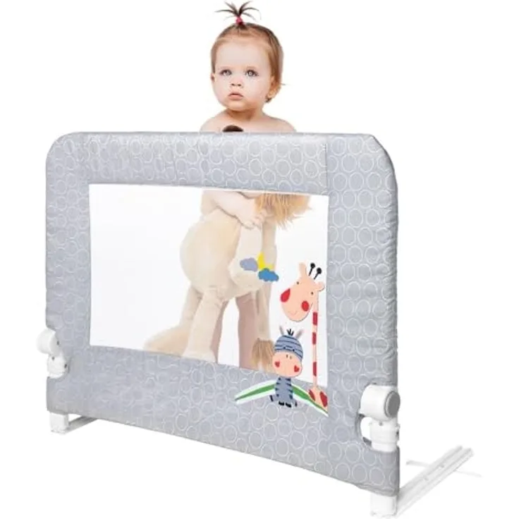 Interbaby AZBR001 Klappbares Rausfallgitter für Kinderbetten – Dschungel, 90 cm, 2600 g