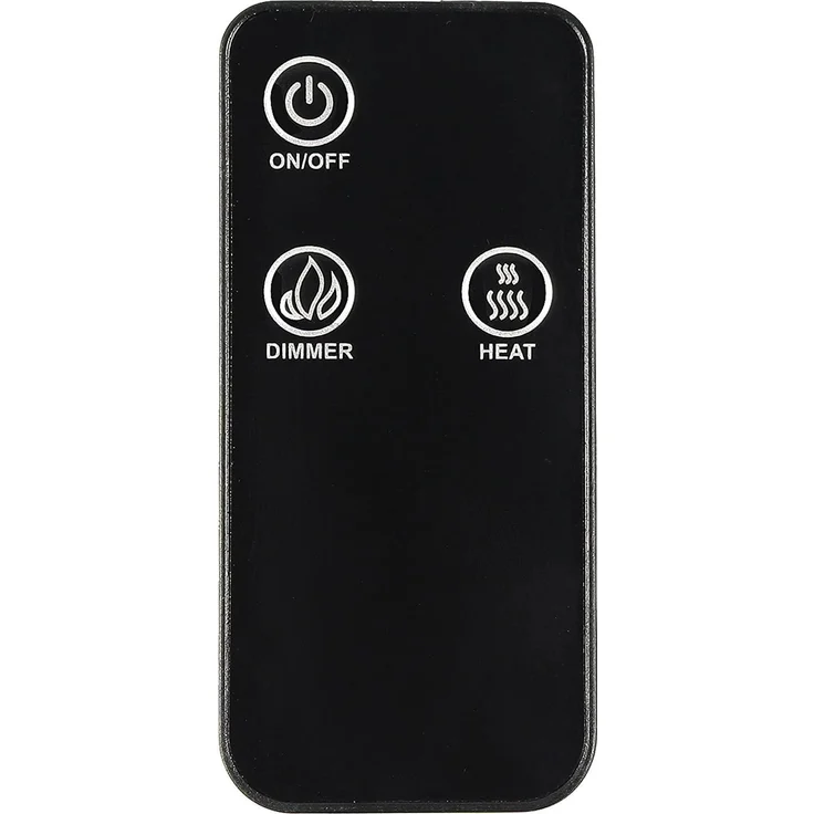 El Fuego Elektrokamin Tessin AY 0626 weiß Dekokamin 900/1800W Fernbedienung – Bild 4