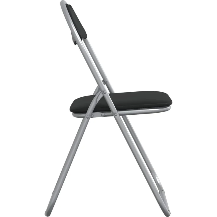 vidaXL Klappstuhl 2 Stück Schwarz und Grau 48 x 43,5 x 81 cm 42029043 – Bild 6