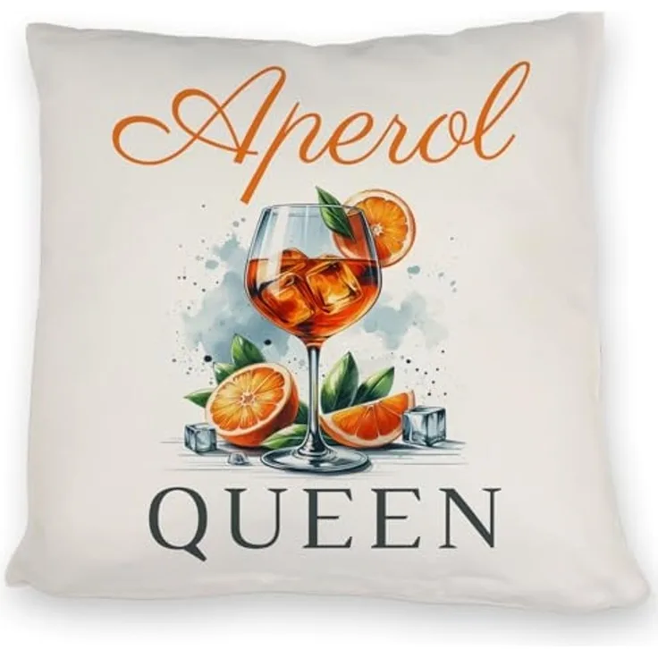 speecheese Dekokissen Aperol Queen Kissen