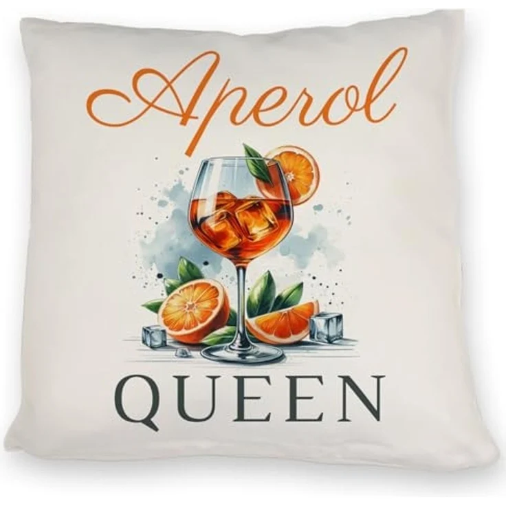 speecheese Dekokissen Aperol Queen Kissen – Bild 1