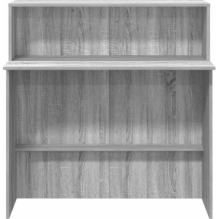 vidaXL Empfangstheke Grau Sonoma 100x50x103,5 cm Holzwerkstoff 859029 – Bild 4