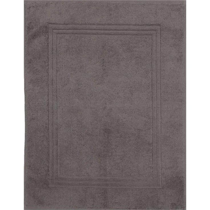 Betz Badematte Luxus Badvorleger Duschvorleger Gold 50x70 cm Farbe anthrazitgrau, Baumwolle