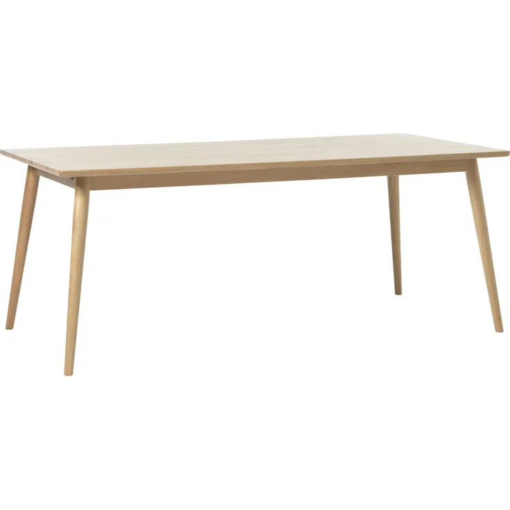 Esstisch >Blanes< in Klar Lackiert - 190x75x90 (BxHxT)
