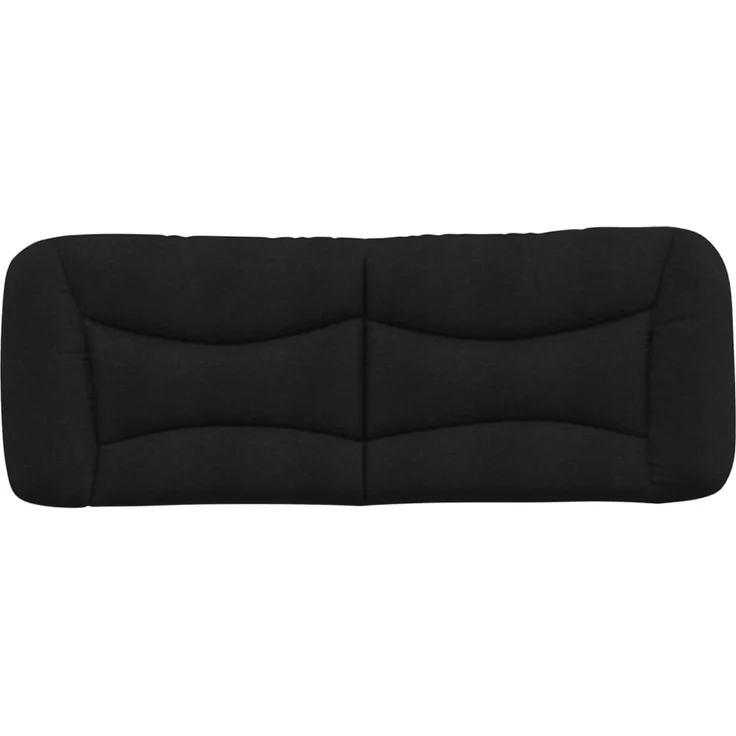 vidaXL Kopfteil-Kissen Schwarz 140 cm Stoff 374578 – Bild 5