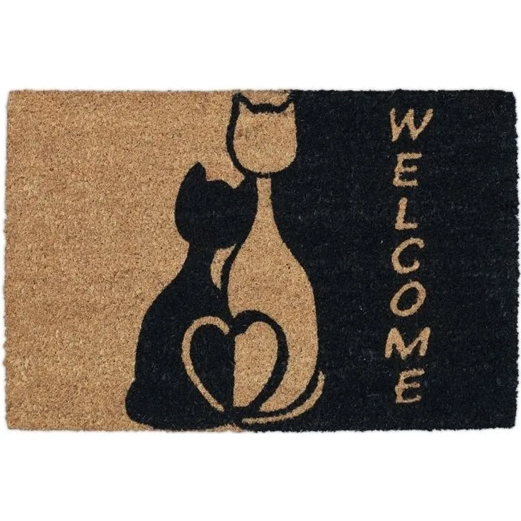 Fußmatte Kokos mit Katzen 10039441