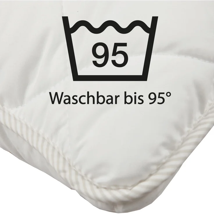 Hochwertiges Kopfkissen 40x80cm "Antibakterielle Sanitized® Hygienefunktion", waschbar bis 95 Grad, Hausstauballergiker geeignet - Oeko-TEX – Bild 5