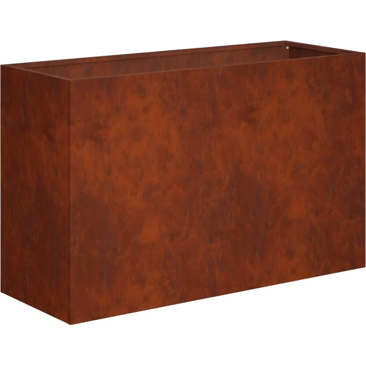 vidaXL Garten-Pflanzgefäß 2 Stk. Rostoptik 80 x 30 x 50 cm 8005609 – Bild 4