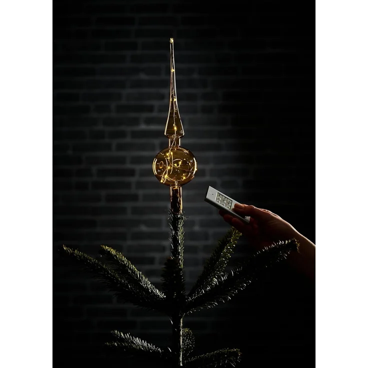 Krinner Lumix Tree Topper bernstein – Bild 2