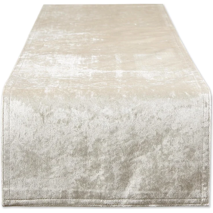 DII Velvet Collection Tischläufer, 14 x 108, Rot – Bild 1
