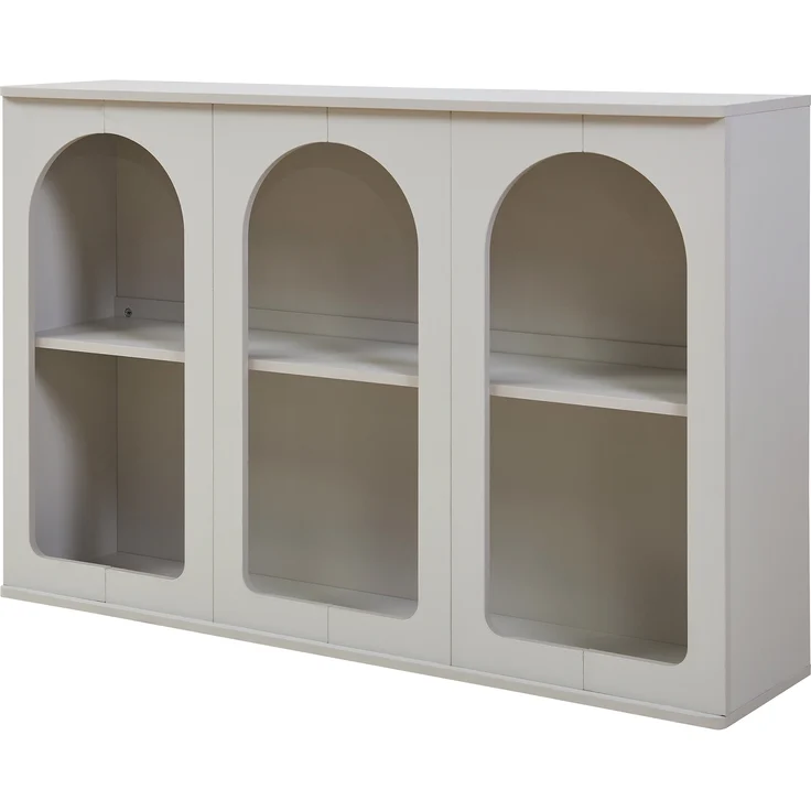 Sideboard Trorhun 120x30x80 cm Grau [en. casa] – Bild 3