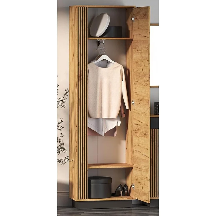 Flur Schrank in Gold Craft Eiche VINICA-131 – Bild 2