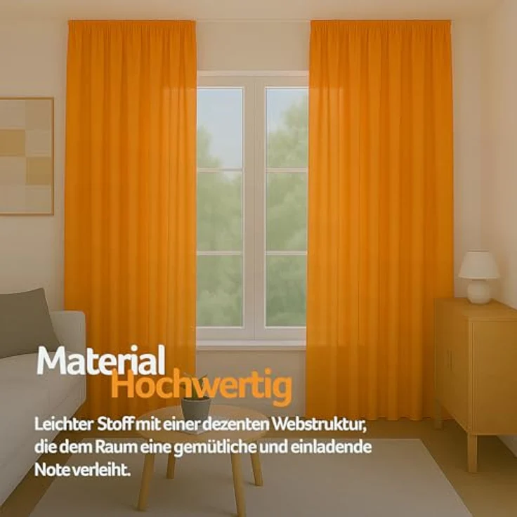 Bestlivings Vorhang "Ellen" mit Kräuselband inkl. Raffhalter (2 St), Kräuselband, blickdicht, Polyester, matter Stoff, einfarbig, waschbar bei 30°C, bügelleicht, formstabil – Bild 6