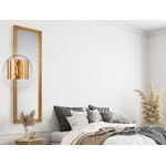 MIRRORS AND MORE 'Tanja' Rahmenspiegel Holz, gold, 50x150cm