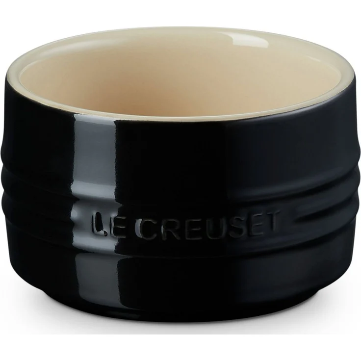 LeCreuset Förmchen Steinzeug stapelbar | Schwarz glänzend : Schwarz – Bild 5