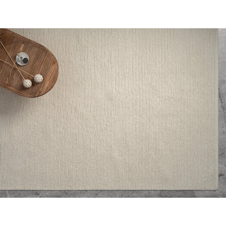 the carpet Teppich Premium Wool, rechteckig, Wool Handweb-Teppich Naturfaser Wollteppich – Bild 3