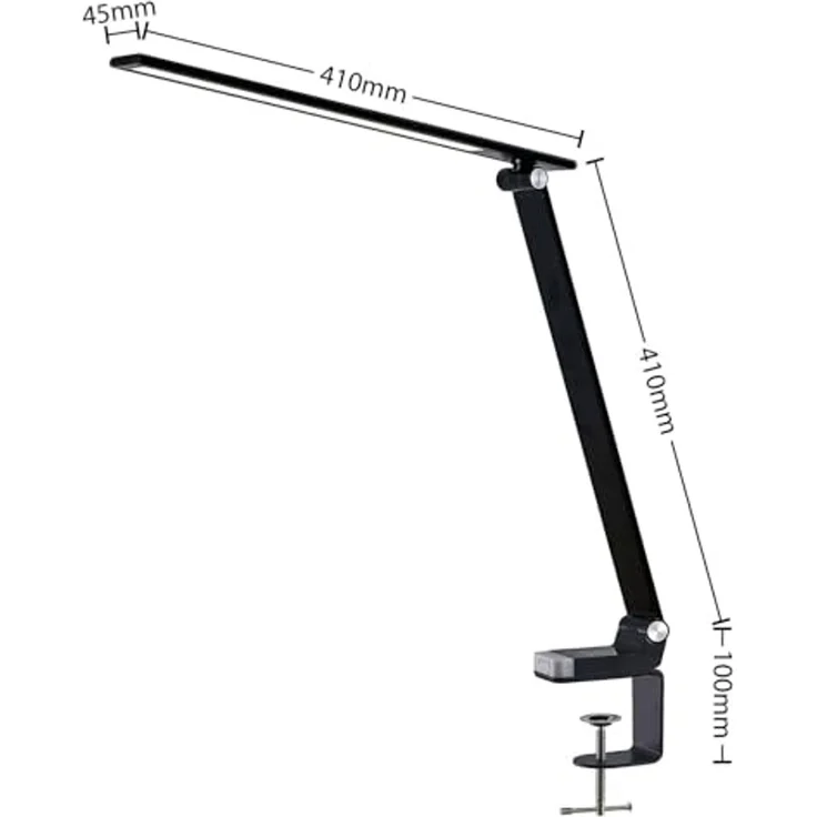 Prios Schreibtischlampe Tamarin, Enthalten, 1 x 13 W LED, universalweiß – Bild 5