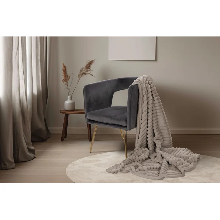 Wohndecke in Cordoptik PLUSH BLANKET – Bild 5