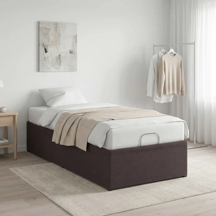 vidaXL Elektrisch verstellbares Bettgestell Braun 200 x 90 x 33,5 cm 42037291 – Bild 4