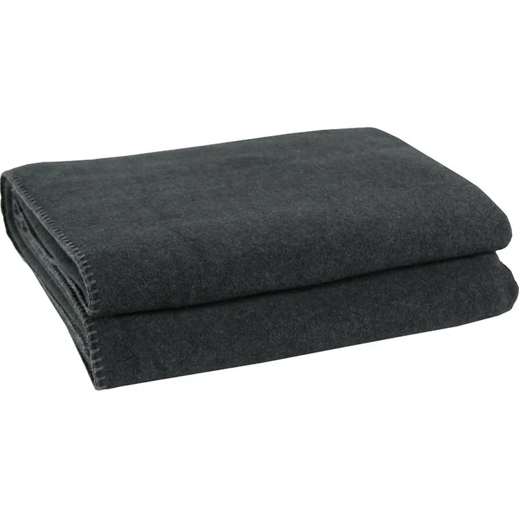 Zoeppritz Basis Soft-Fleece anthracite mel. blanket 960 65% Polyester, 35% Viscose 160x200 103291