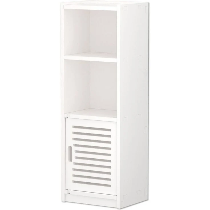 Dripex Midischrank Badezimmerschrank, Badschrank schmal, Toilettenschrank weiß – Bild 5