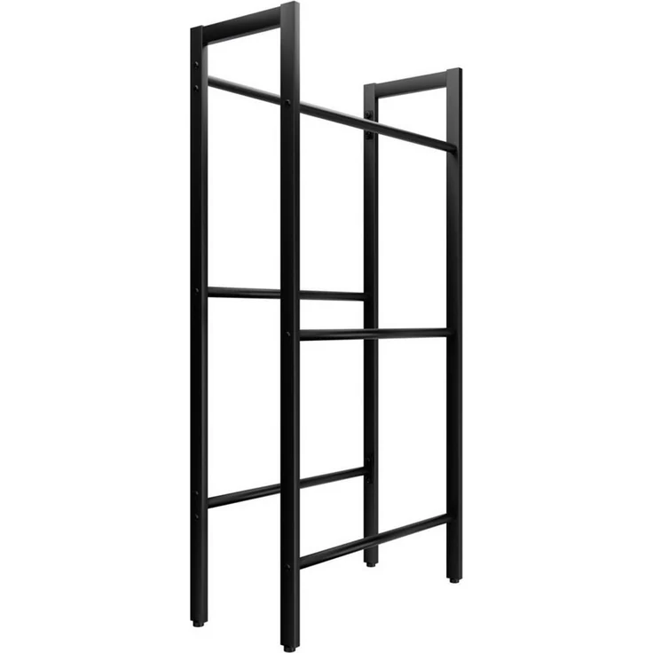 TroniTechnik Regal Getränkekistenregal Stahl schwarz 71x32x140 cm, 3 Ebenen, 360 kg Belastbarkeit, Flaschenregal, Stabil, platzsparend, vielseitig nutzbar, leicht aufbaubar, langlebig – Bild 1