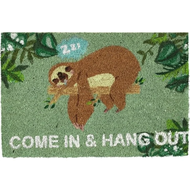 Fußmatte Kokos "Come in & Hang Out" 10032744 – Bild 1