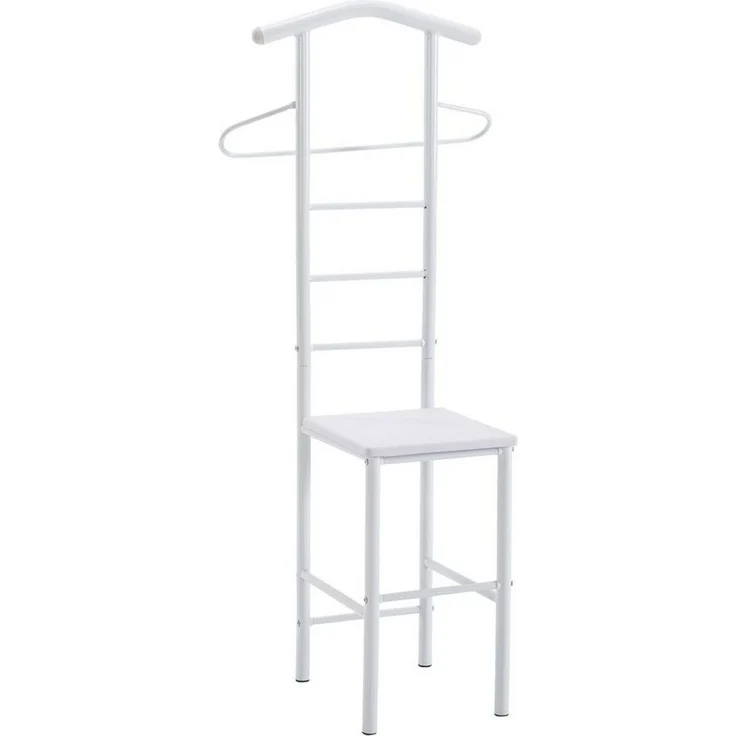 CARO-Möbel Herrendiener JIVO, Herrendiener 2er-Set Kleiderständer Stummer Diener Garderobe Stange Bü – Bild 2