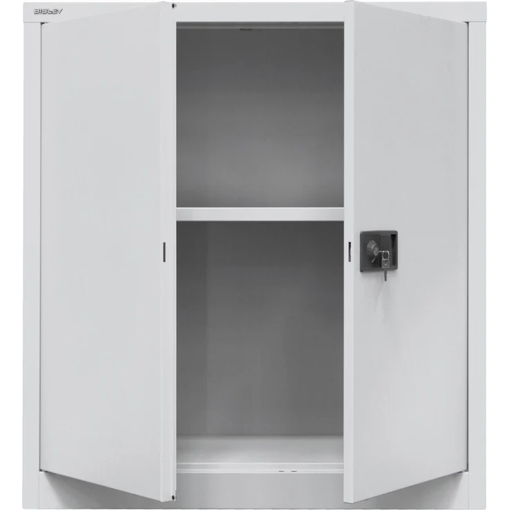 Bisley 'Universal' Flügeltürenschrank, Verkekrsweiß, 100 x 40 x 91,4 cm, 1 Fachboden – Bild 4