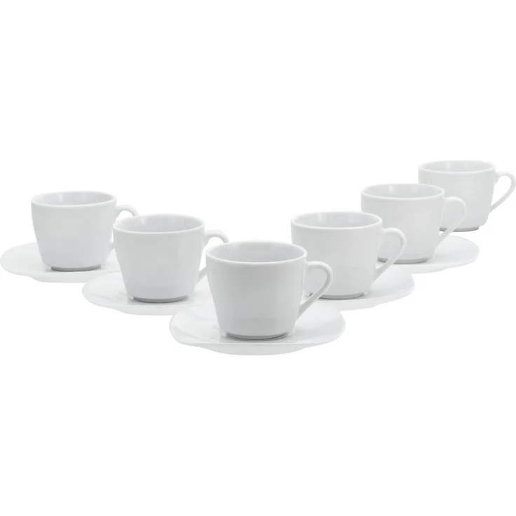 Square Weiss, Kaffeetassen 12-tlg (mo) – Bild 1