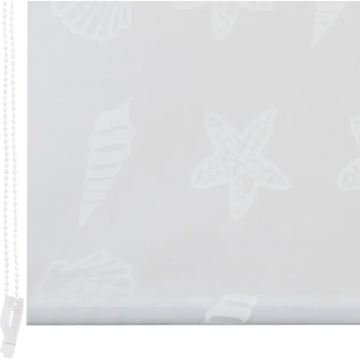 vidaXL Duschrollo 80x240 cm Seesternmuster 142859 – Bild 6