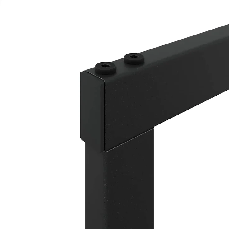 vidaXL Brennholzregal Schwarz 110x30x61 cm Stahl 4018466 – Bild 8