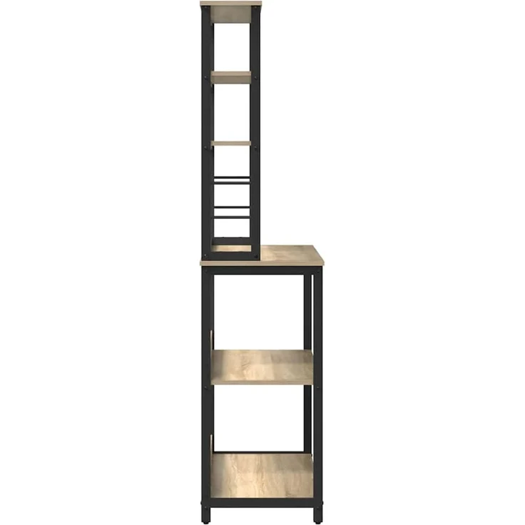 vidaXL Küchenregal Sonoma-Eiche 80 x 40 x 168 cm Holzwerkstoff 883887 – Bild 6
