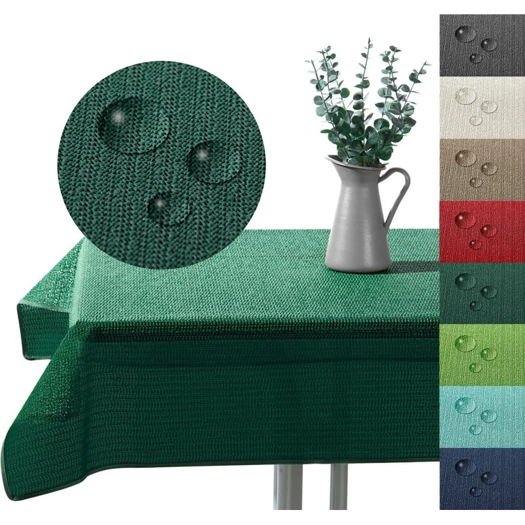 heimtexland Gartentischdecke Outdoor Tischdecke Garten Balkon Camping Tischdeko (Stück 1-tlg, 1), wetterfest I robust I UV-beständig I rutschfest I waschbar – Bild 1