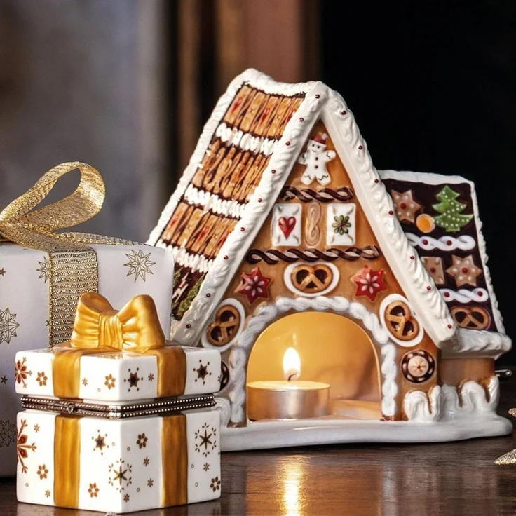 Villeroy & Boch Christmas Toys Lebkuchenhaus mit Spieluhr – Bild 2