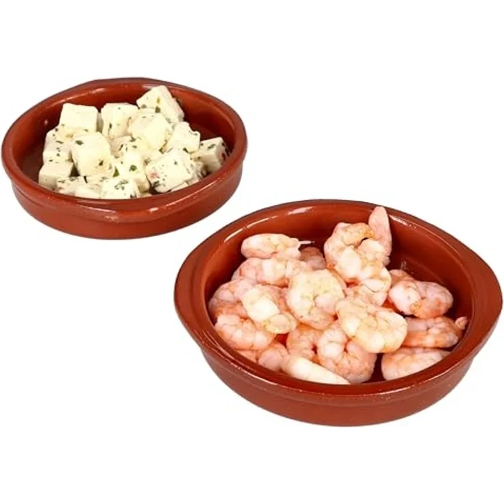 MamboCat Tapas-Schale 12er Set Cazuela Bernd S Ø 12cm Tonschalen mit Griffen, Ton – Bild 4