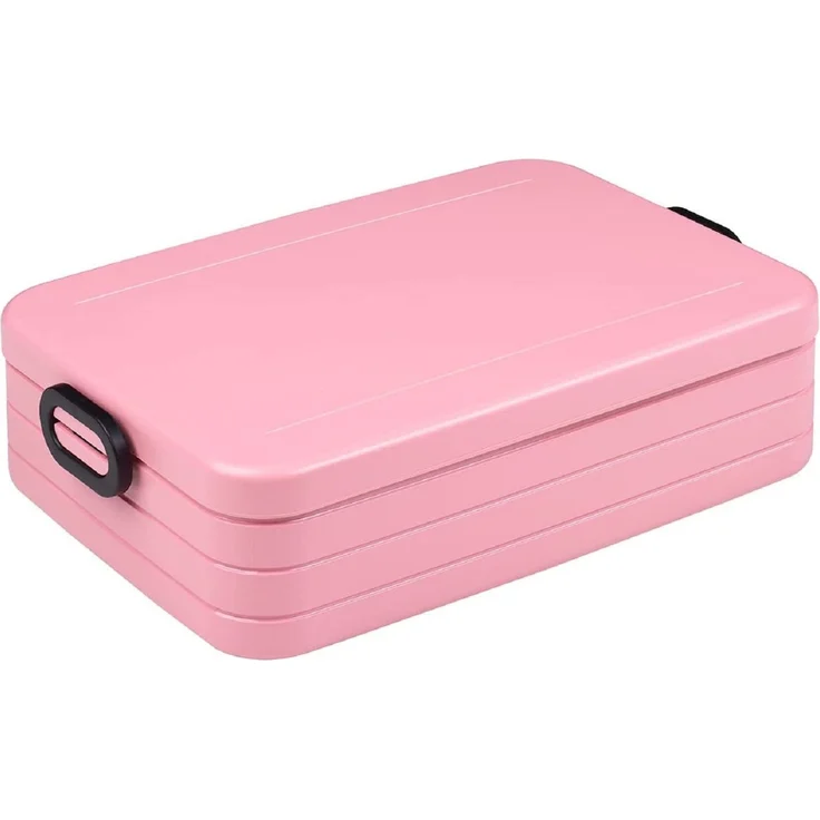 2-tlg. Mepal Take a Break Set– Nordic Pink – Groß / Klein – Lunchbox mit Trennwand – ideal für Mealprep – spülmaschinenfest, ABS – Bild 2