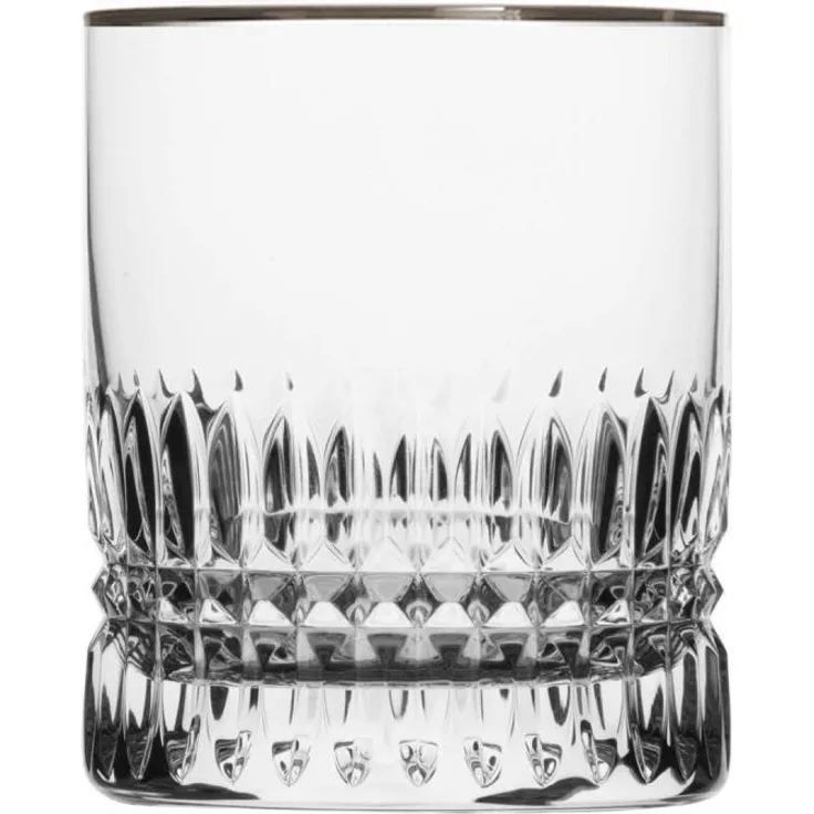 Whiskyglas Kristall Empire Platin clear (10 cm)