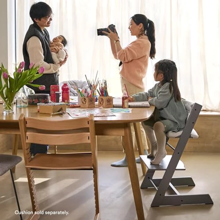 Stokke Tripp Trapp Hochstuhl mit ergonomischem Design, terracotta – Bild 6