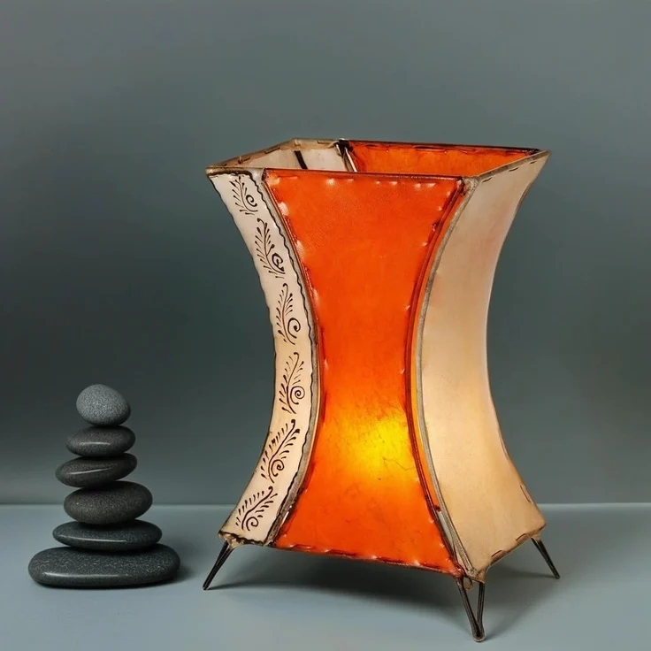 Marrakesch Orient & Mediterran Interior Nachttischlampe Orient Lampe Tischlampe Nachttischlampe Chika, Handarbeit – Bild 1