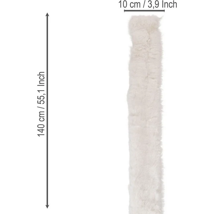 Florists Products Tischläufer Flauschiges Kunstfellband für Dekoration und Bastelideen, 3 Stück – Bild 4