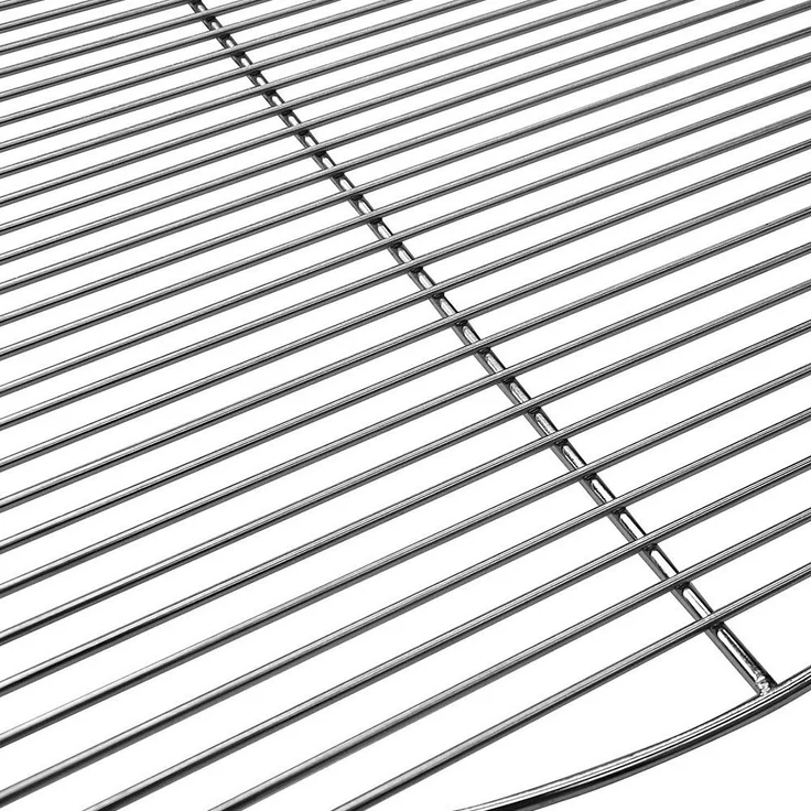 Grillrost Grillgitter in verschiedenen Größen und Formen Rund 55CM + 2 Griffe – Bild 3