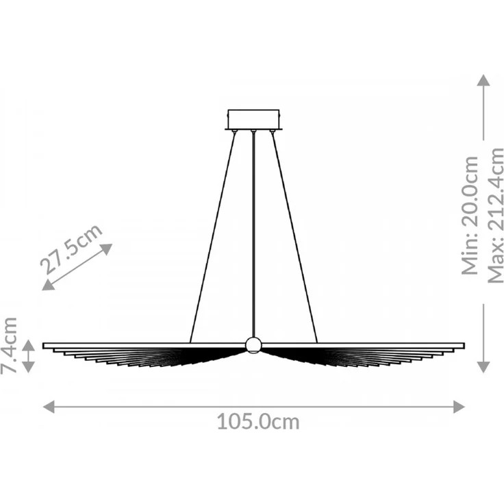 Elstead Lighting Kronleuchter SERAPH Mattschwarz 3000K – Bild 7