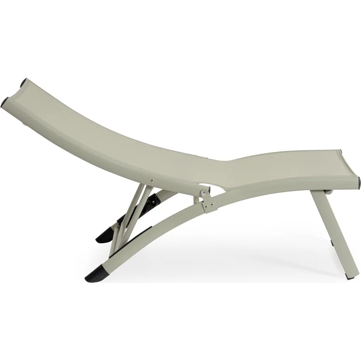 Loungesessel Taylor 2er-Set aus Aluminium, klassisch, verstellbar, grün Breeze, klappbar – Bild 3